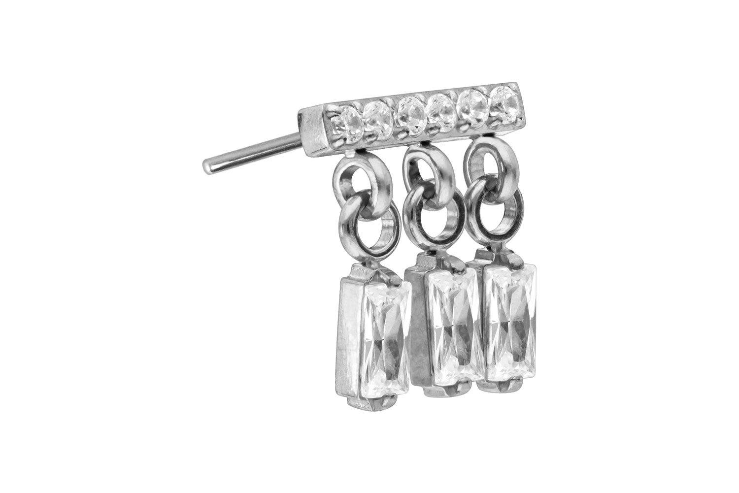 Titan Aufsatz mit Push Pin WINDSPIEL von Piercingline